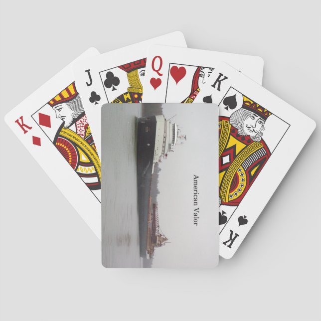 Baralho cartas de jogar American Valor (Verso)