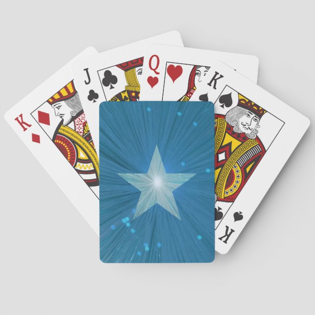 Baralho Cartas de jogar Blue Star (Verso)