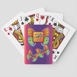Baralho cartas de jogar borboleta