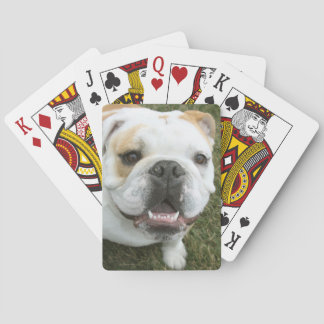 Baralho Cartas de jogar buldogue em inglês