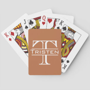 Baralho Cartas de Jogar Clássicas com Inicial de Nome Mono