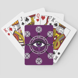 Baralho Cartas de jogar clássicas de terror