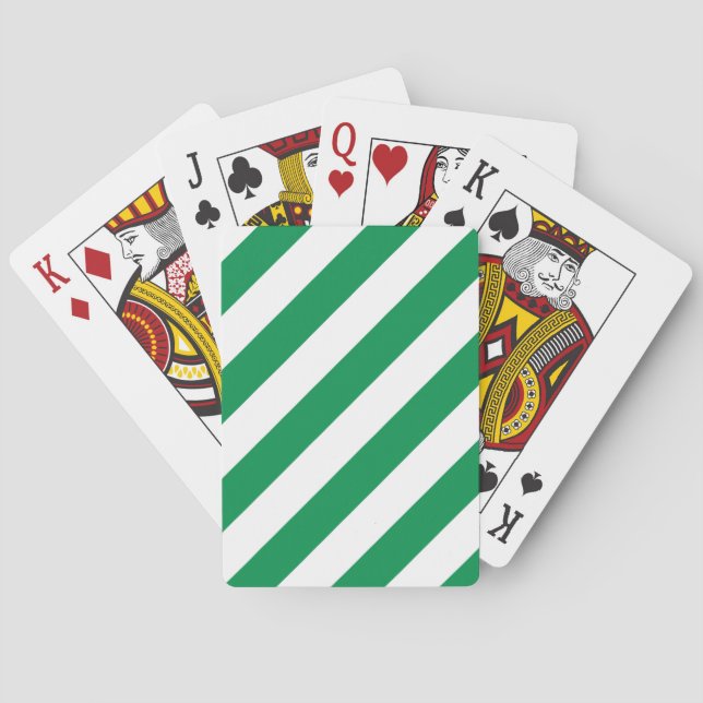 Baralho Cartas de Jogar com Índice Padrão Listras Diagonai (Verso)
