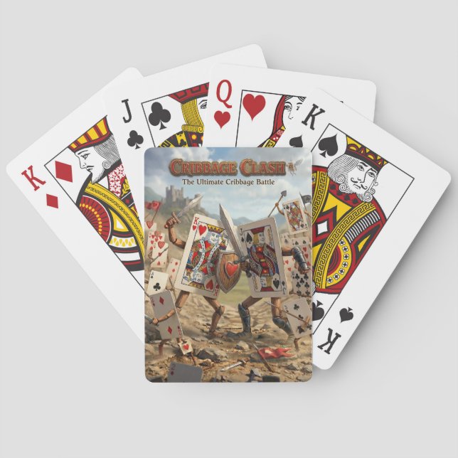 Baralho Cartas de Jogar Cribbage Clash (Verso)