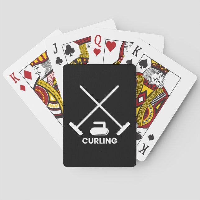 Baralho Cartas de Jogar Curling (Verso)