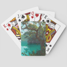 Cartas de Jogar da Lagoa da Selva Esmeralda