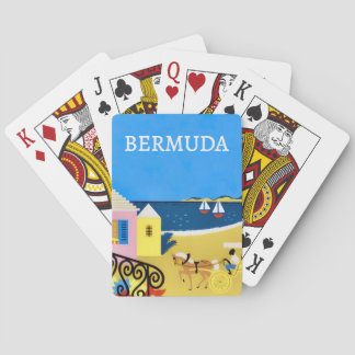 Baralho Cartas de Jogar da Praia de Bermuda