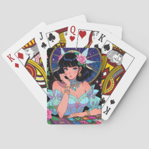 Baralho Cartas de Jogar de Anime Místico