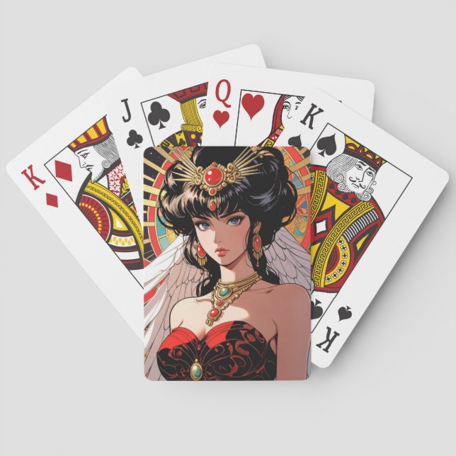 Baralho Cartas de Jogar de Anime Místico (Verso)