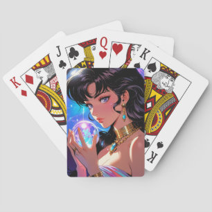 Baralho Cartas de Jogar de Anime Místico