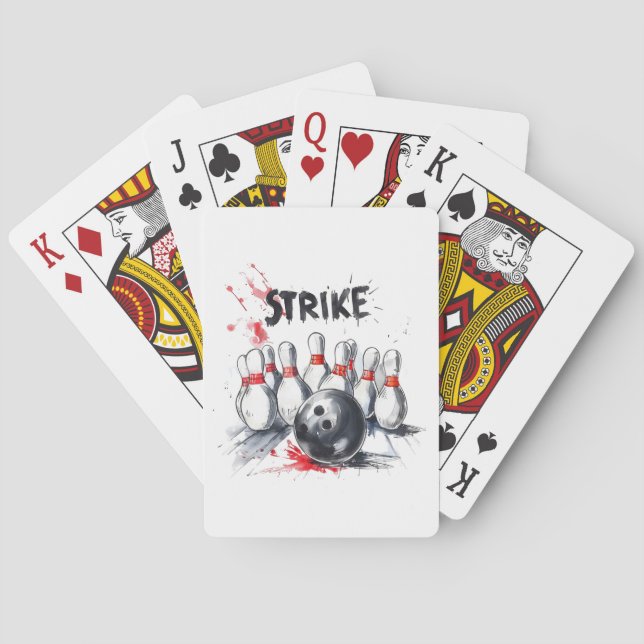 Baralho Cartas de Jogar de Boliche (Verso)