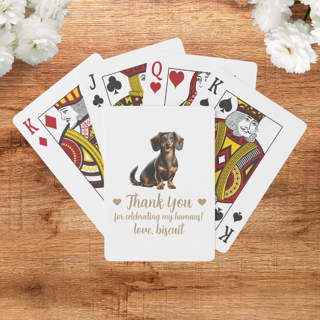 Baralho Cartas de Jogar de Festa de Casamento de Cachorro (Criador carregado)
