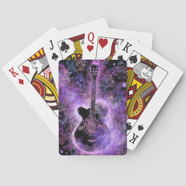 Baralho Cartas de Jogar de Guitarra Musical (Verso)