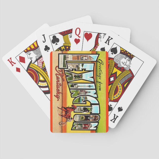 Baralho Cartas de Jogar de Lexington Kentucky (Verso)