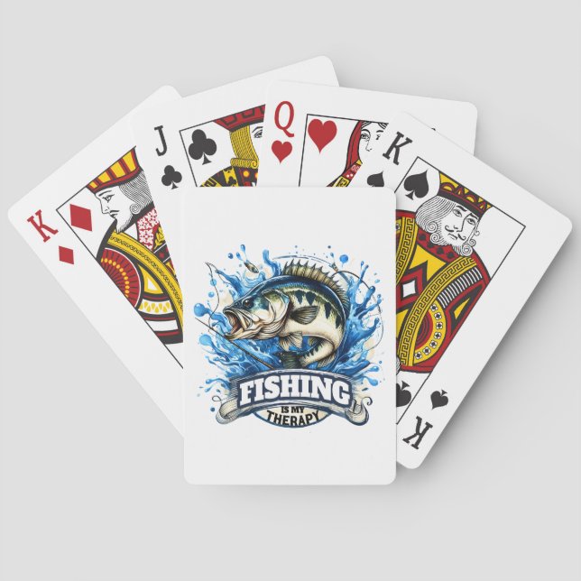 Baralho Cartas de Jogar de Pesca (Verso)