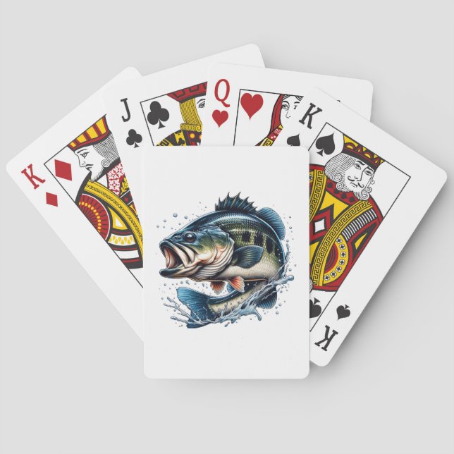 Baralho Cartas de Jogar de Pesca (Verso)