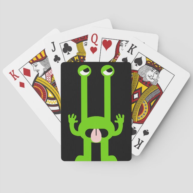 Baralho Cartas de Jogar do Alien Bobo (Verso)