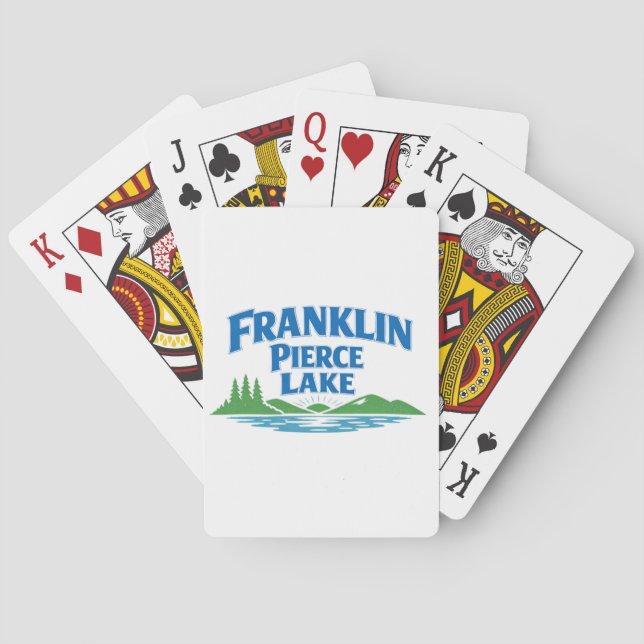 Baralho Cartas de Jogar do Lago Franklin Pierce (Verso)
