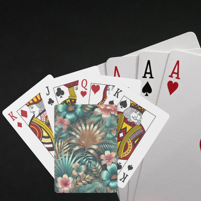 Baralho Cartas de Jogar Elegância Tropical (Criador carregado)