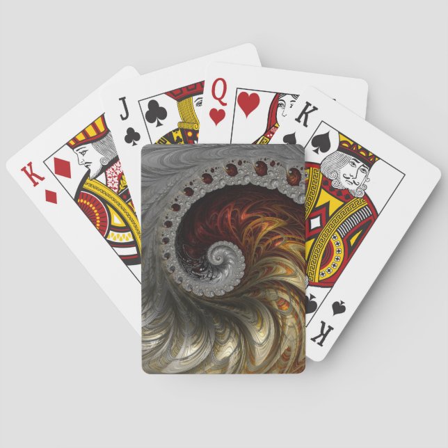 Baralho cartas de jogar - F873 "Motor de Alienígena" 2 (Verso)
