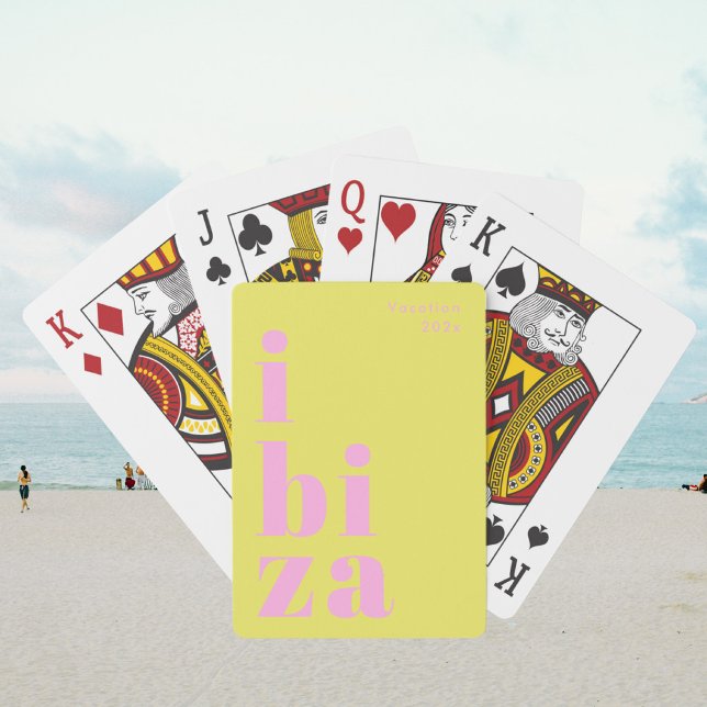 Baralho Cartas de jogar férias Ibiza Espanha (Criador carregado)