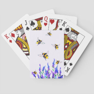 Baralho Cartas de Jogar Flores e Abelhas