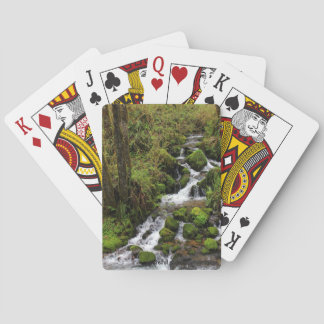 Baralho Cartas de jogar fotos em cascata