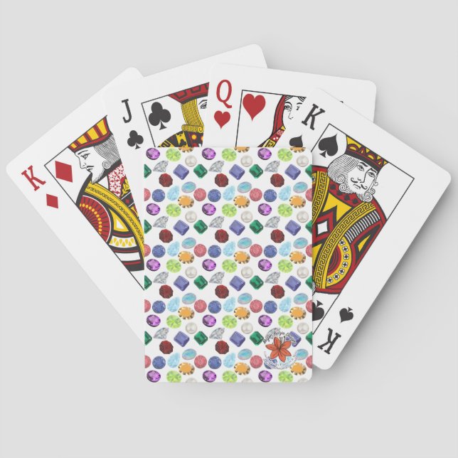 Baralho Cartas de Jogar Gemstones Clássicas (Verso)