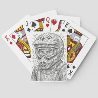 Baralho Cartas de Jogar Guerreiro da Lama