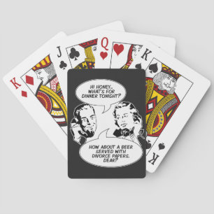 Baralho Cartas de jogar Humor Retrofeminista