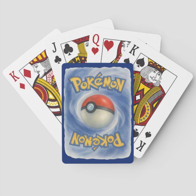 Baralho Cartas de Jogar Inspiradas em Pokémon (Verso)