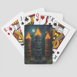 Baralho Cartas de Jogar Island Fire Tiki