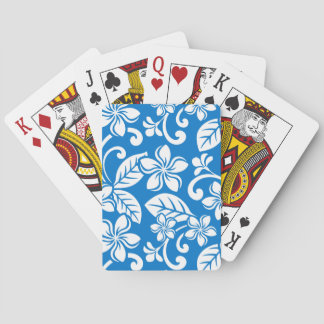 BARALHO CARTAS DE JOGAR ISLAND PLUMERIA (CÉU AZUL)