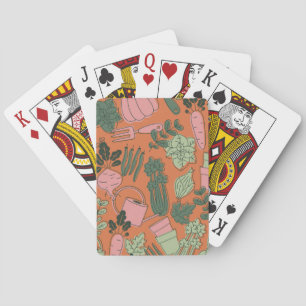Baralho cartas de jogar jardinagem