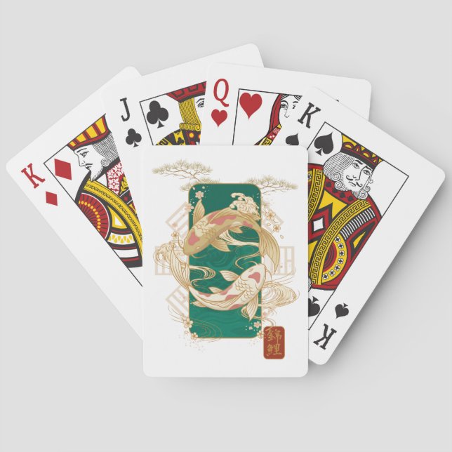 Baralho Cartas de Jogar Koi Ascension (Verso)