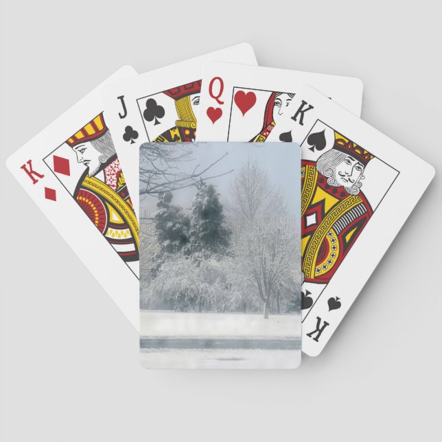 Baralho Cartas de Jogar Manhã Nevada (Verso)