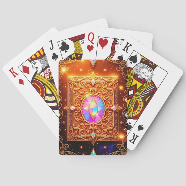 Baralho Cartas de Jogar Místicas (Verso)