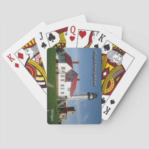 Baralho Cartas de jogar no Farol do Whitefish Point