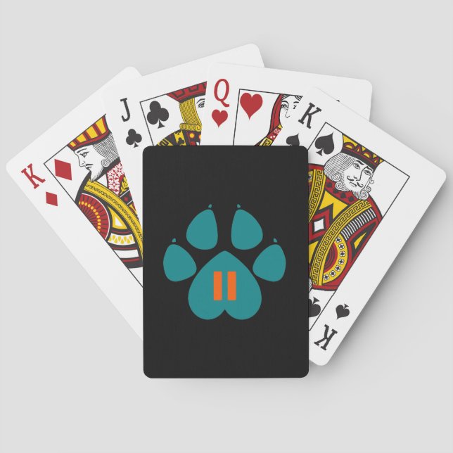 BARALHO CARTAS DE JOGAR PAWS (Verso)