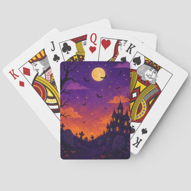Baralho Cartas de Jogar Personalizadas de Halloween Assust (Verso)