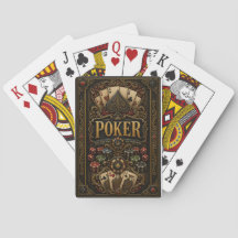 Cartas de Jogar Poker de Luxo Design