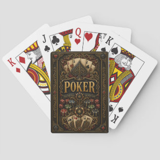 Baralho Cartas de Jogar Poker de Luxo Design