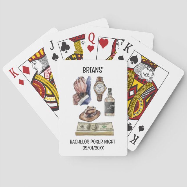 Baralho Cartas de Jogar Poker Festa de Solteiro (Verso)