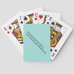 Baralho Cartas de Jogar Poker Vencedor