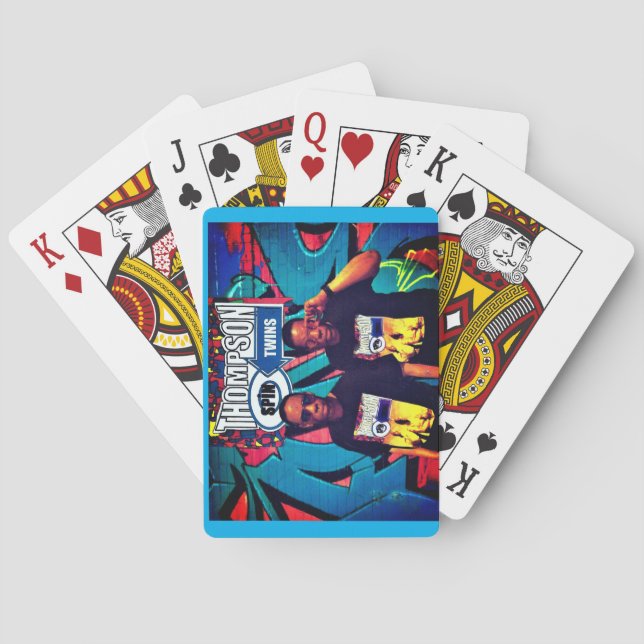 Baralho Cartas de jogar THOMPSON SPIN TWINS (Verso)