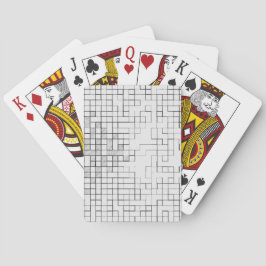 Baralho Cartas de Jogar Travadas na Grade