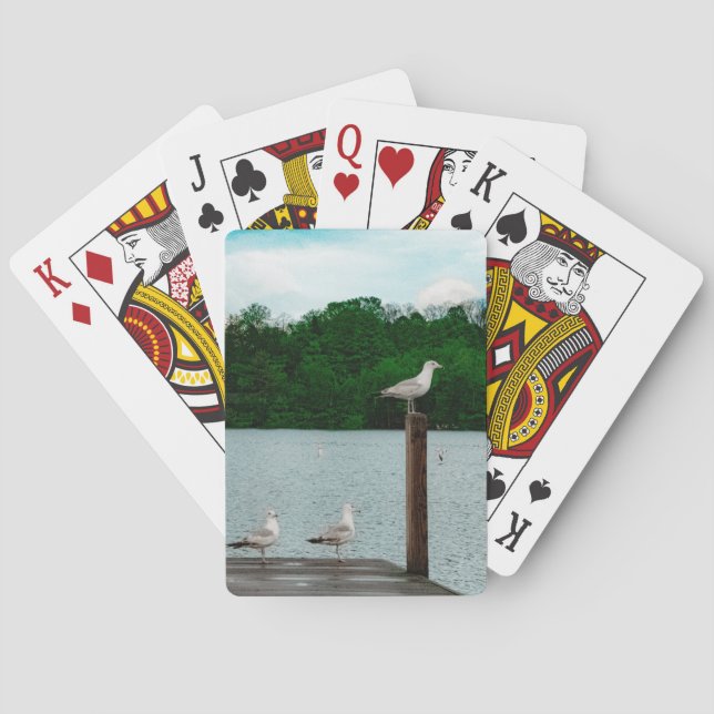 Baralho cartas de jogar vermont (Verso)