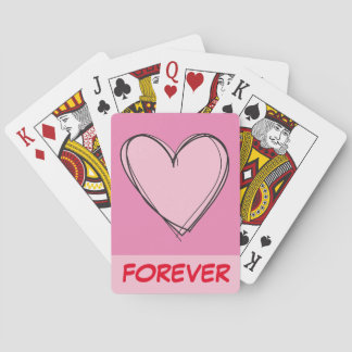 Baralho Cartas de Jogo Coração