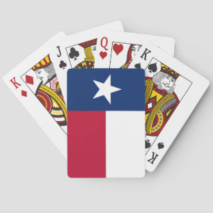 Baralho Cartas de jogo de convés com bandeira do Texas, E