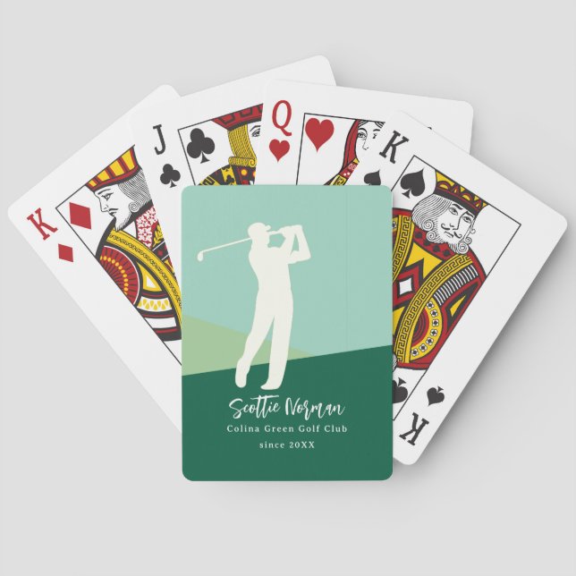 Baralho Cartas de Jogo de Golf Club (Verso)